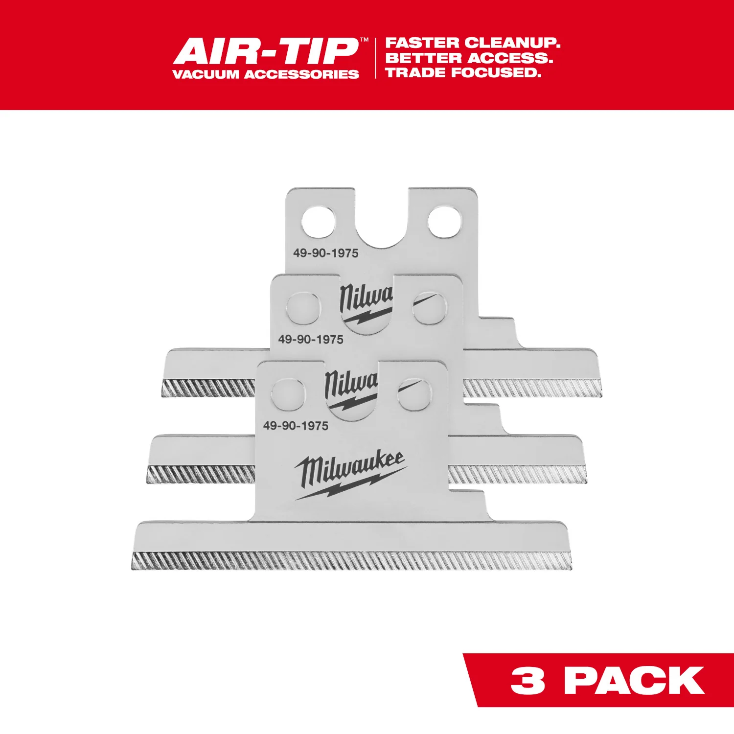 Milwaukee 49-90-1975 AIR-TIP Debris Scraper Blade 3-Pack - Image 3