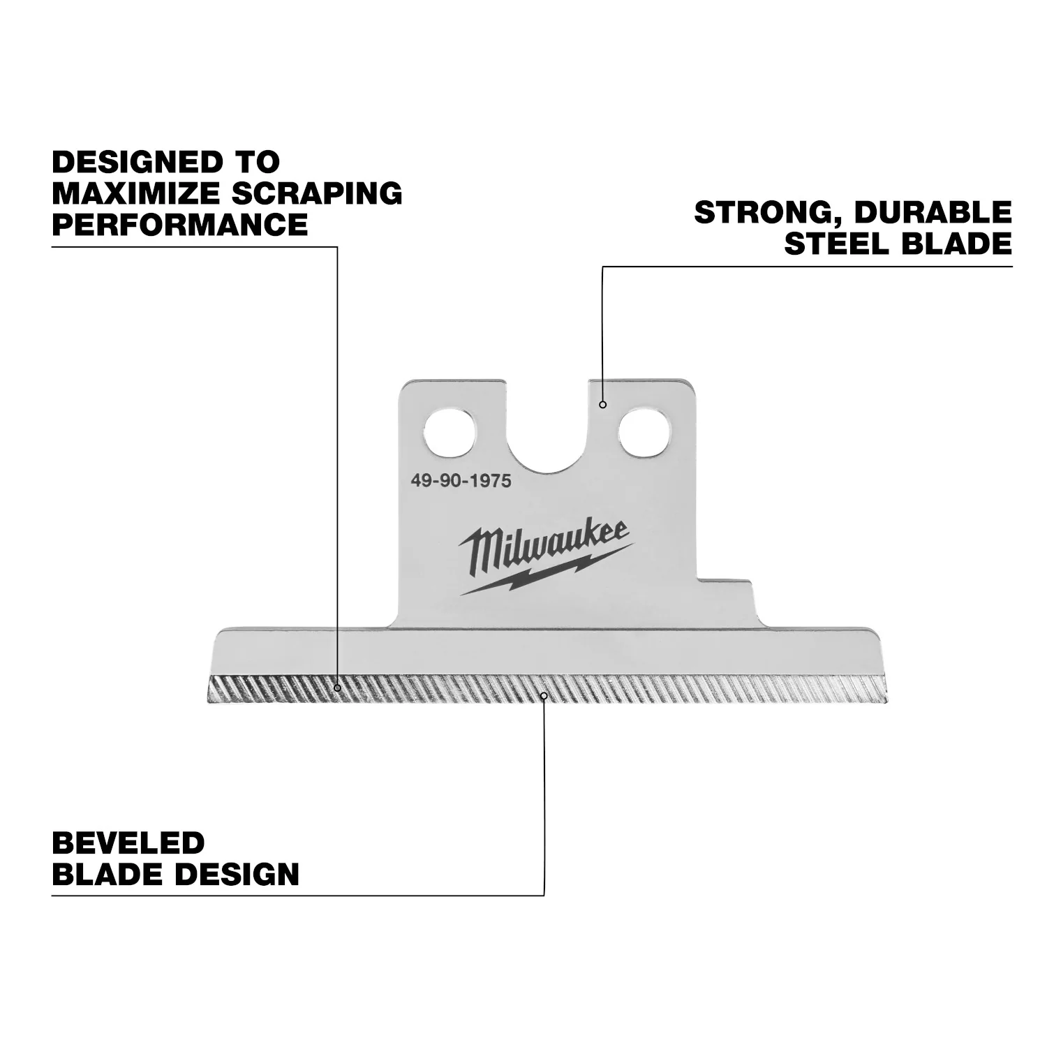 Milwaukee 49-90-1975 AIR-TIP Debris Scraper Blade 3-Pack - Image 2