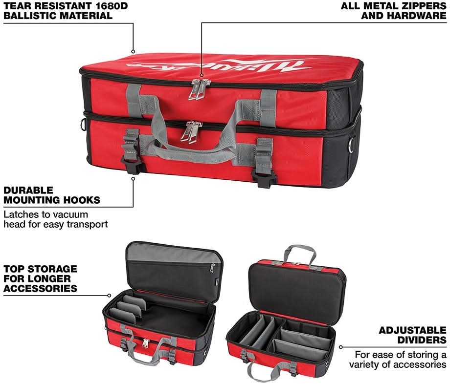 Milwaukee 49-90-2019 Vacuum Tool Storage Bag (PROMO) - Image 3