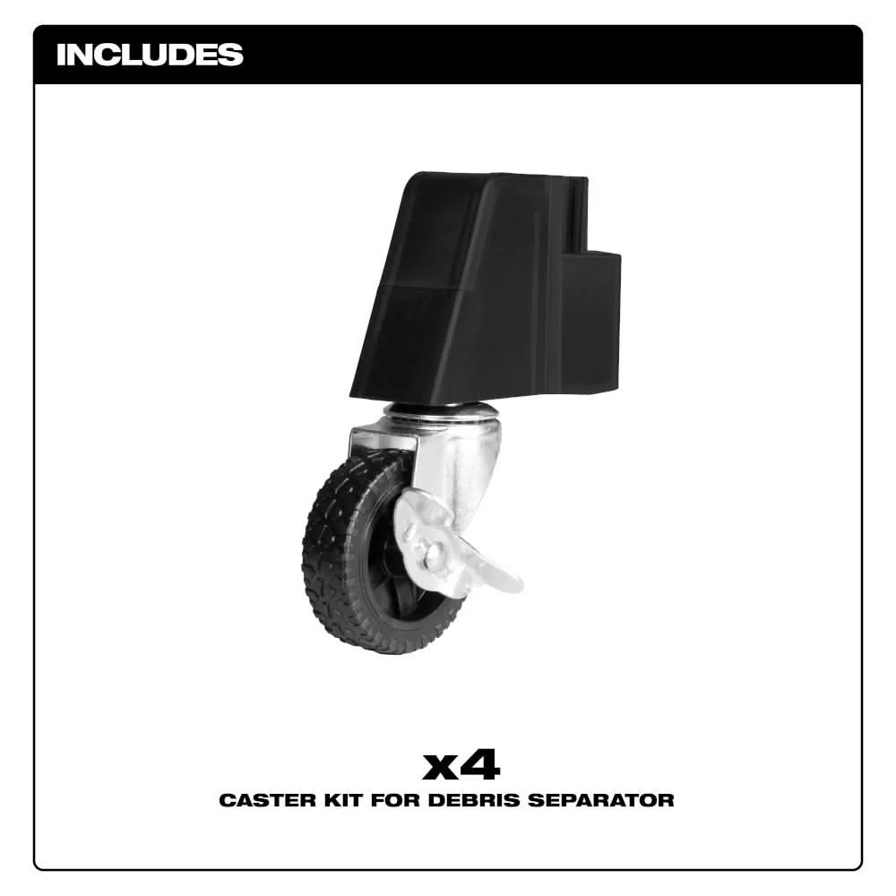 Milwaukee 49-90-2201 Caster Kit for Debris Separator - Image 2
