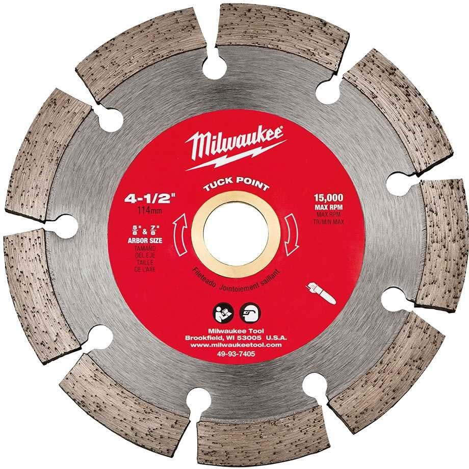Milwaukee 49-93-7405 4-1/2" DIAMOND MAX Tuck Point Diamond Blade - Image 2