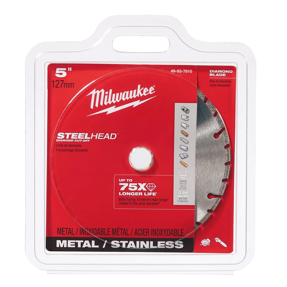 Milwaukee 49-93-7810 5" SteelHead Diamond Cut-Off - Image 2