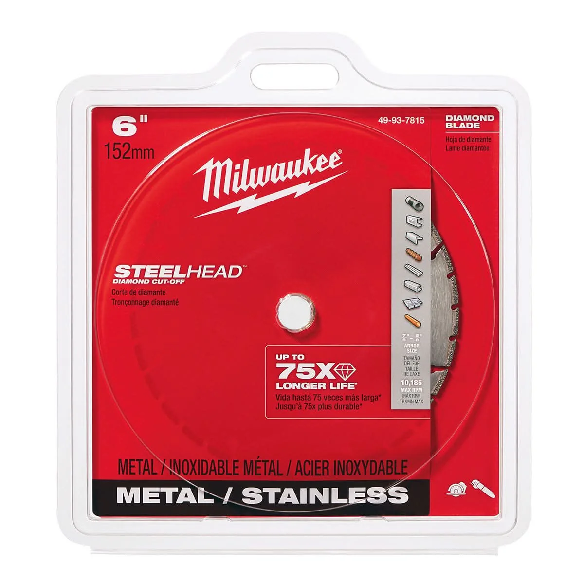 Milwaukee 49-93-7815 6" SteelHead Diamond Cut-Off - Image 2