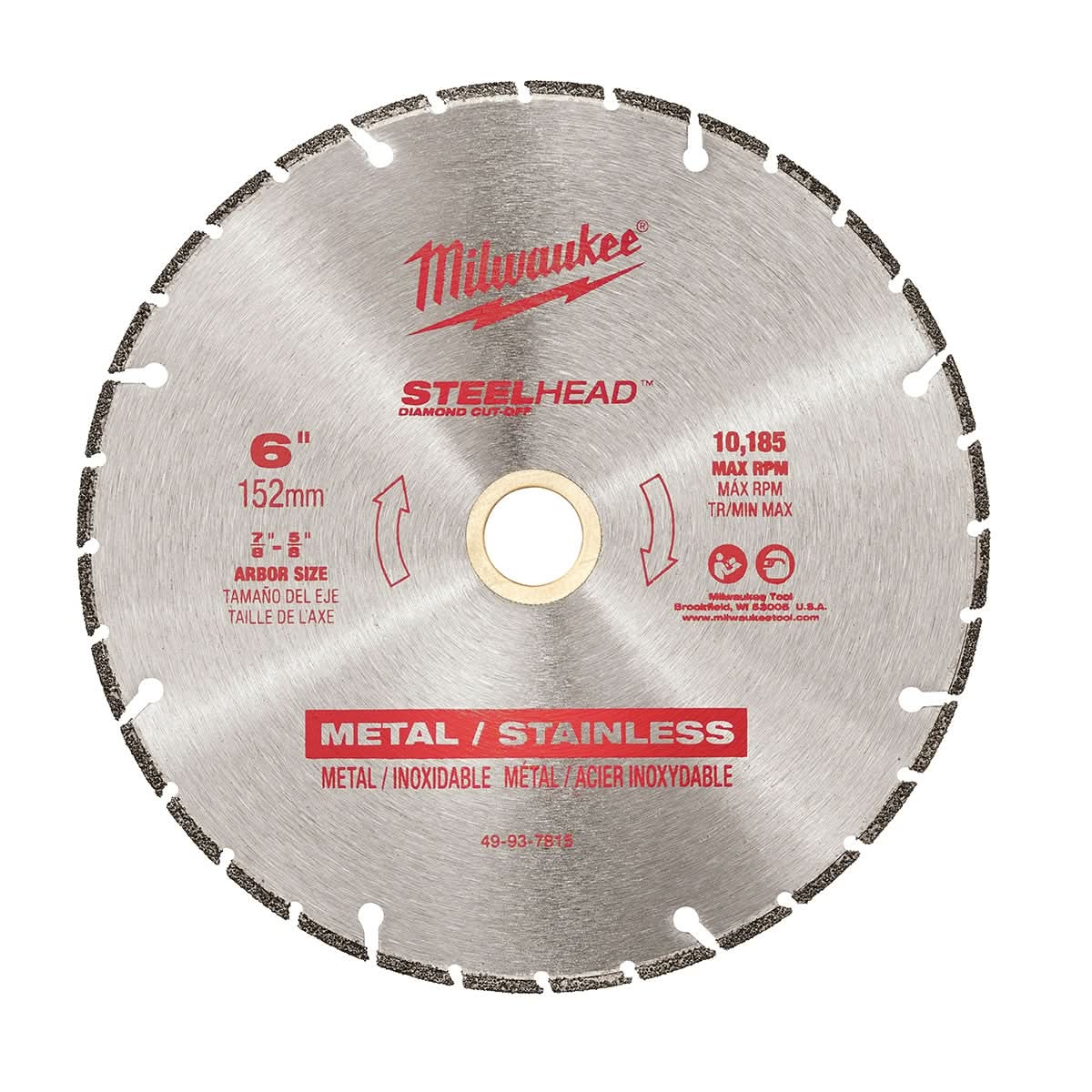 Milwaukee 49-93-7815 6″ SteelHead Diamond Cut-Off