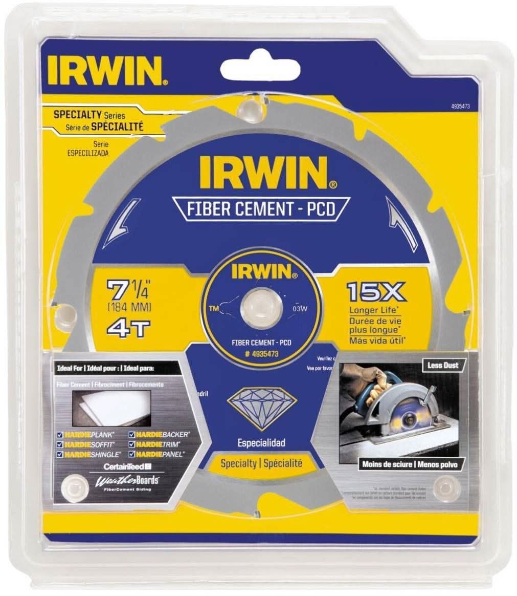 Irwin 4935473 PCD Fiber Cement Blade 7-1/4-in. 4T - Image 2