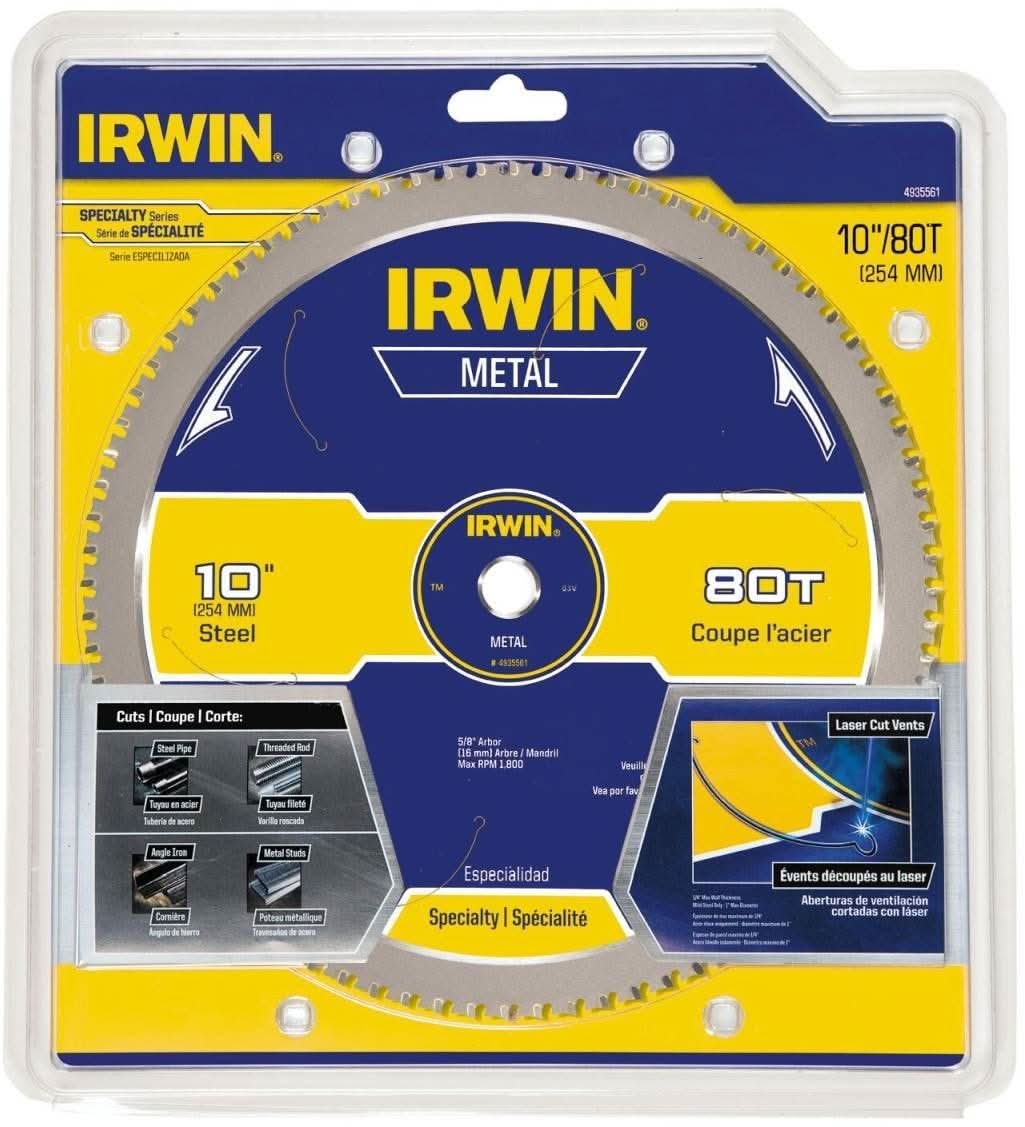 Irwin 4935561 Metal Cutting Blade 10 in. 80T - Image 2