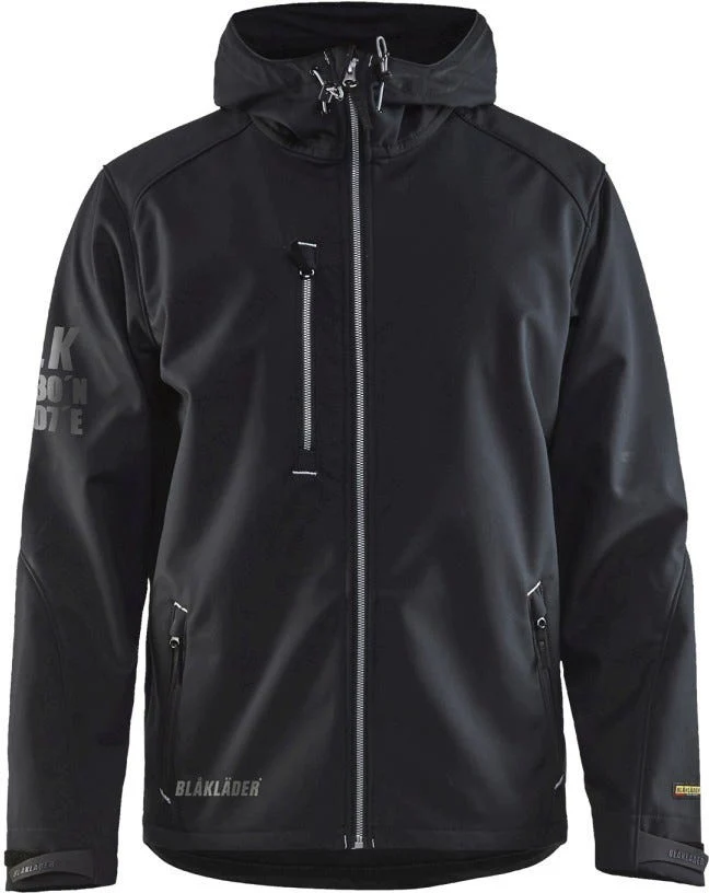 Blaklader 49392517 Pro Softshell Jacket, Black / Silver - Image 1