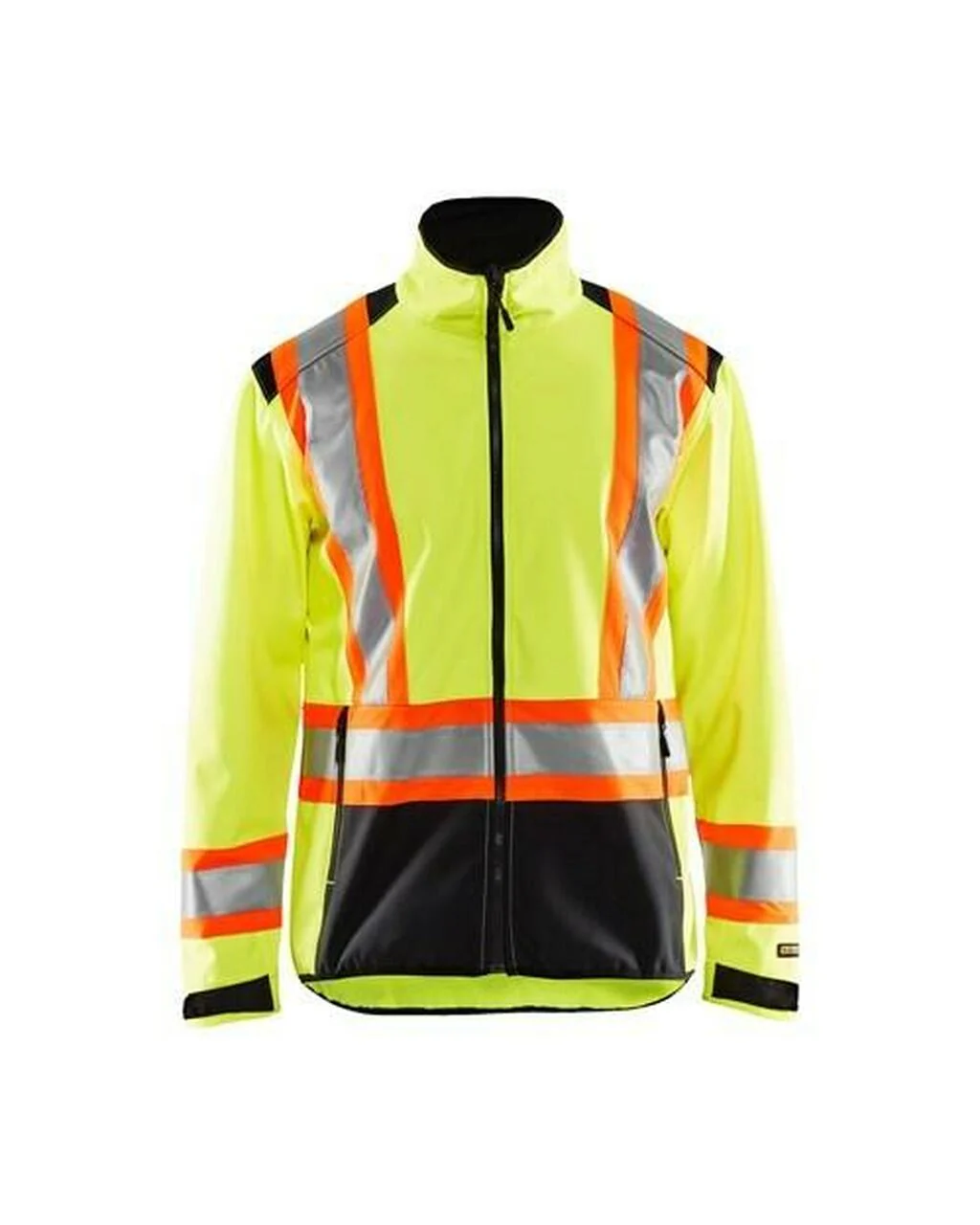 Blaklader 49752517 Hi-Vis Softshell Jacket, High-Visibility Yellow / Black - Image 1