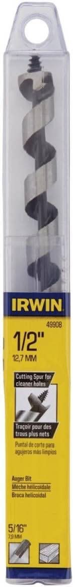 Irwin 49908 Power Drill I-100 Auger Bit 1/2-in. - Image 3