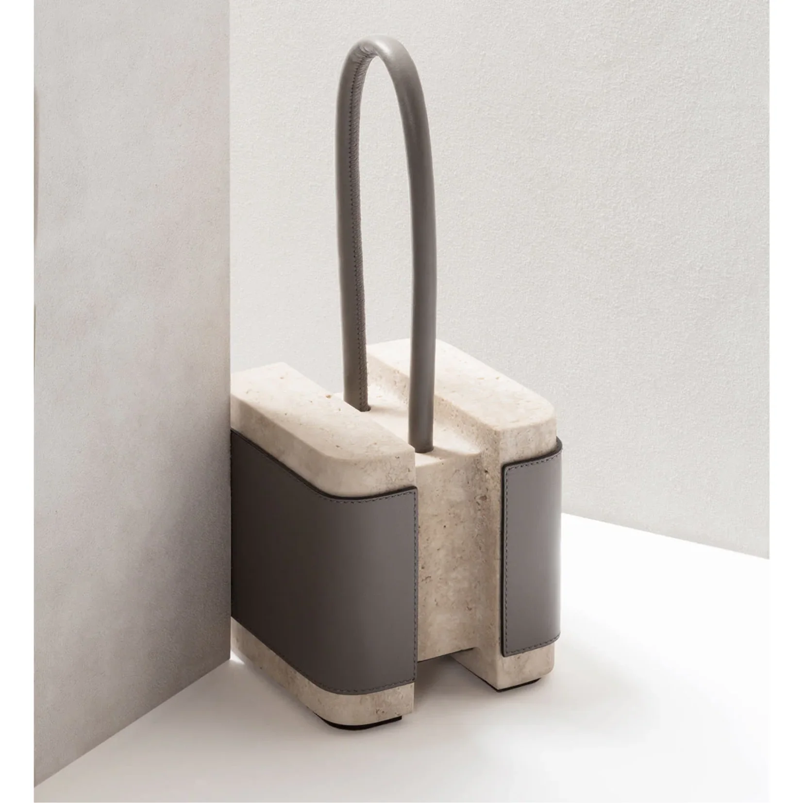 GIOBAGNARA | LLOYD LEATHER & MARBLE DOORSTOP | $610.00 - Image 1