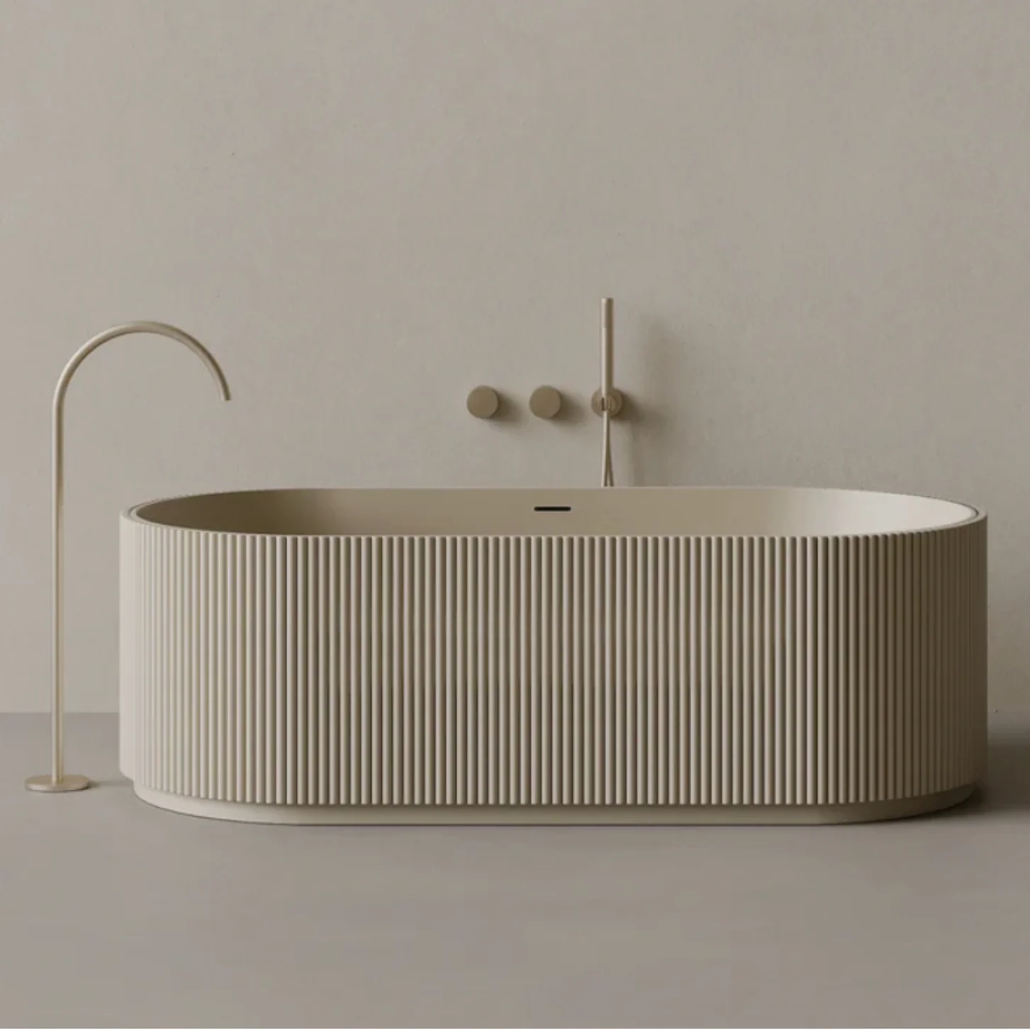ELEMENTO BATH | 65" x 31" OVAL STONE BATHTUB | $5,114.27 - $5,568.36 - Image 2