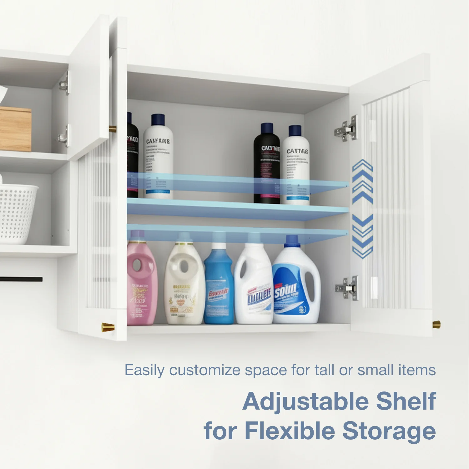 Advwin Wall Mounted Laundry Room Cabinet Set - Image 3