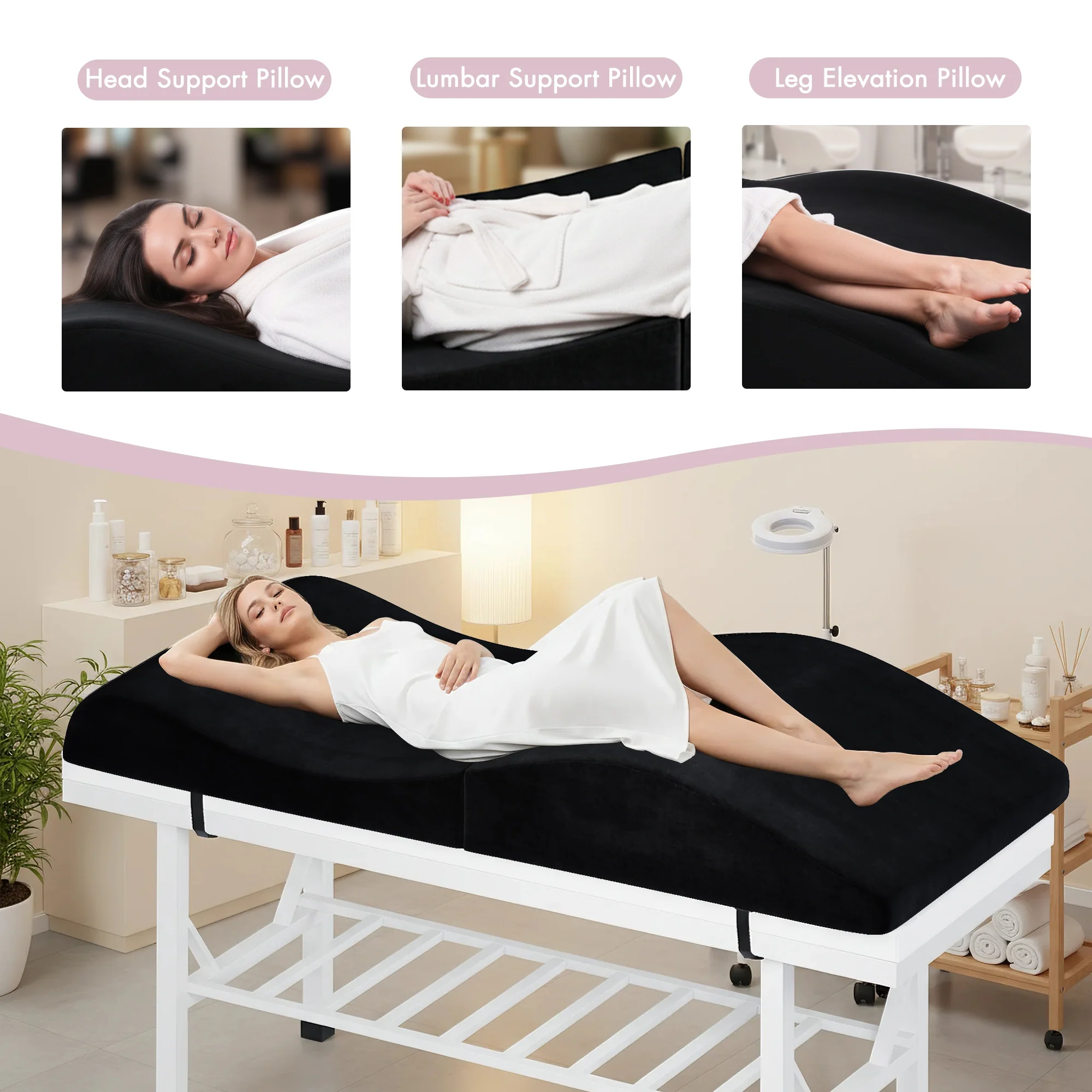 Advwin Foldable Curvy Lash Bed Topper - Image 3