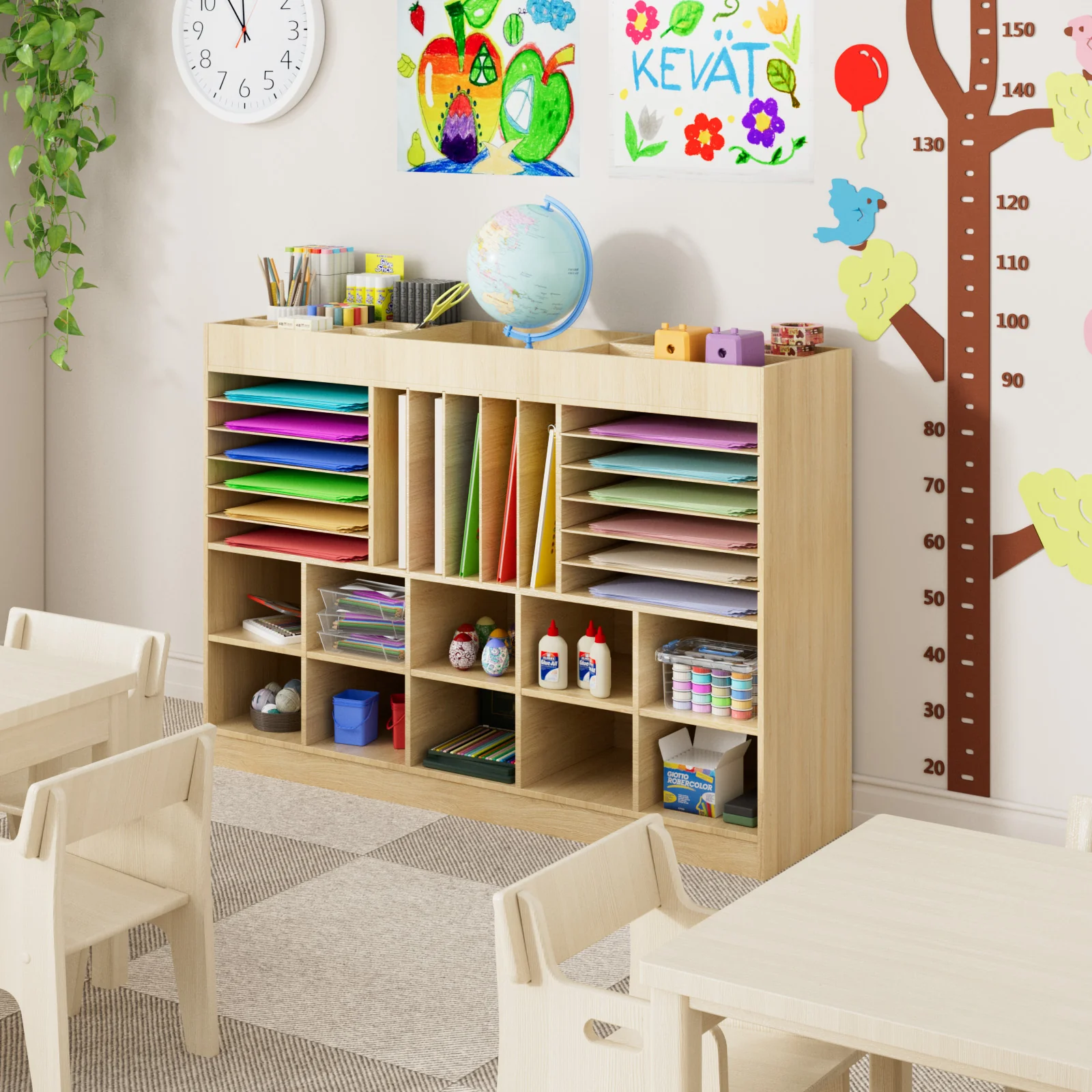 Advwin Classroom Sectional Cubbie Storage Unit - Image 2