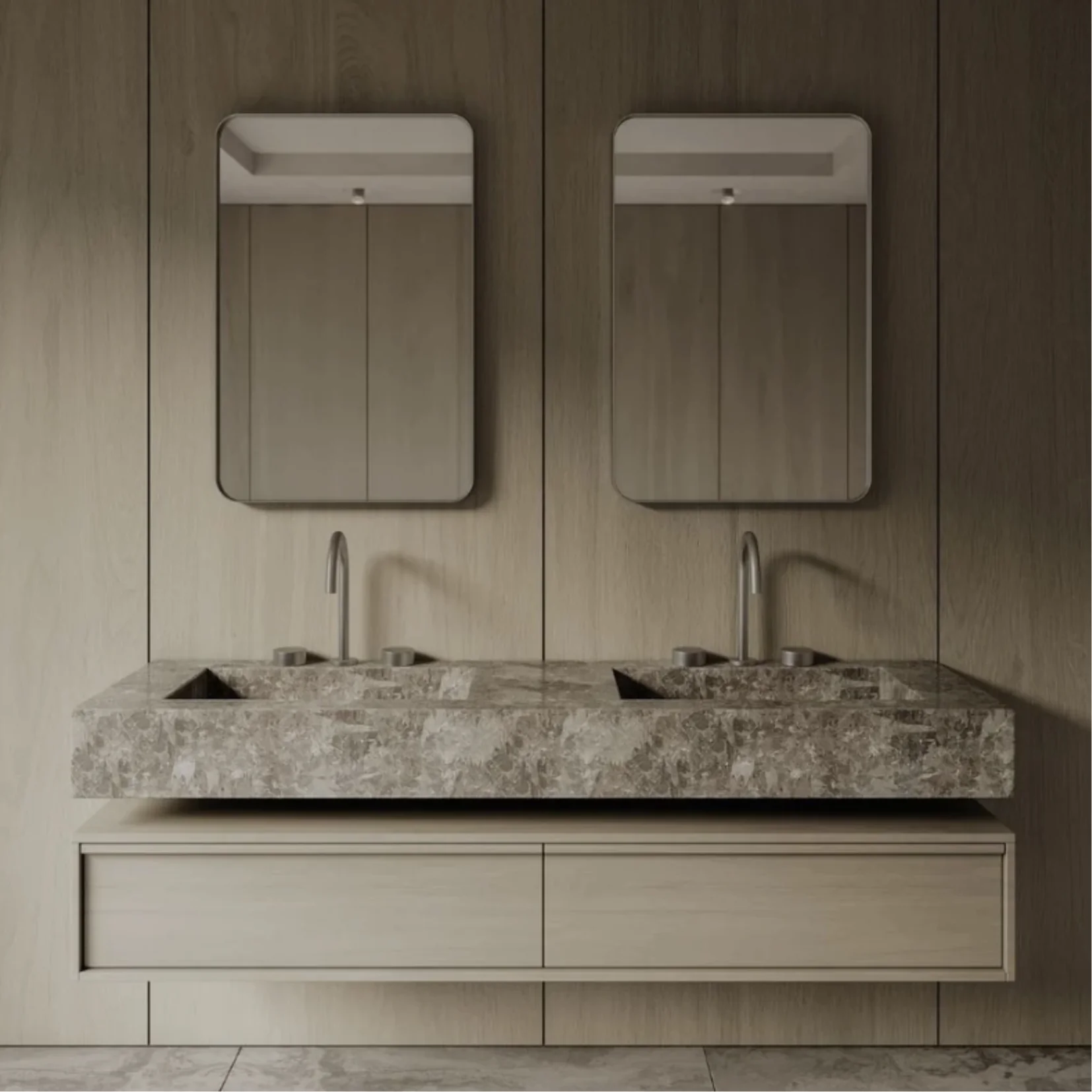 ELEMENTO BATH | 24" x 36" RECTANGULAR METAL FRAME MIRROR | $279.00 - Image 2