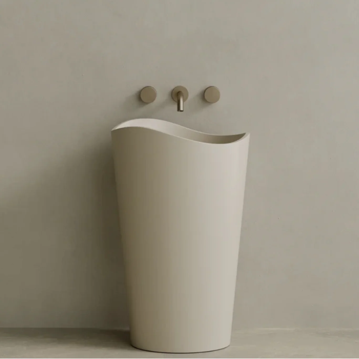 ELEMENTO BATH | 23" x 36" SOLID SURFACE PEDESTAL SINK | $1,464.10 - $1,540.90 - Image 2