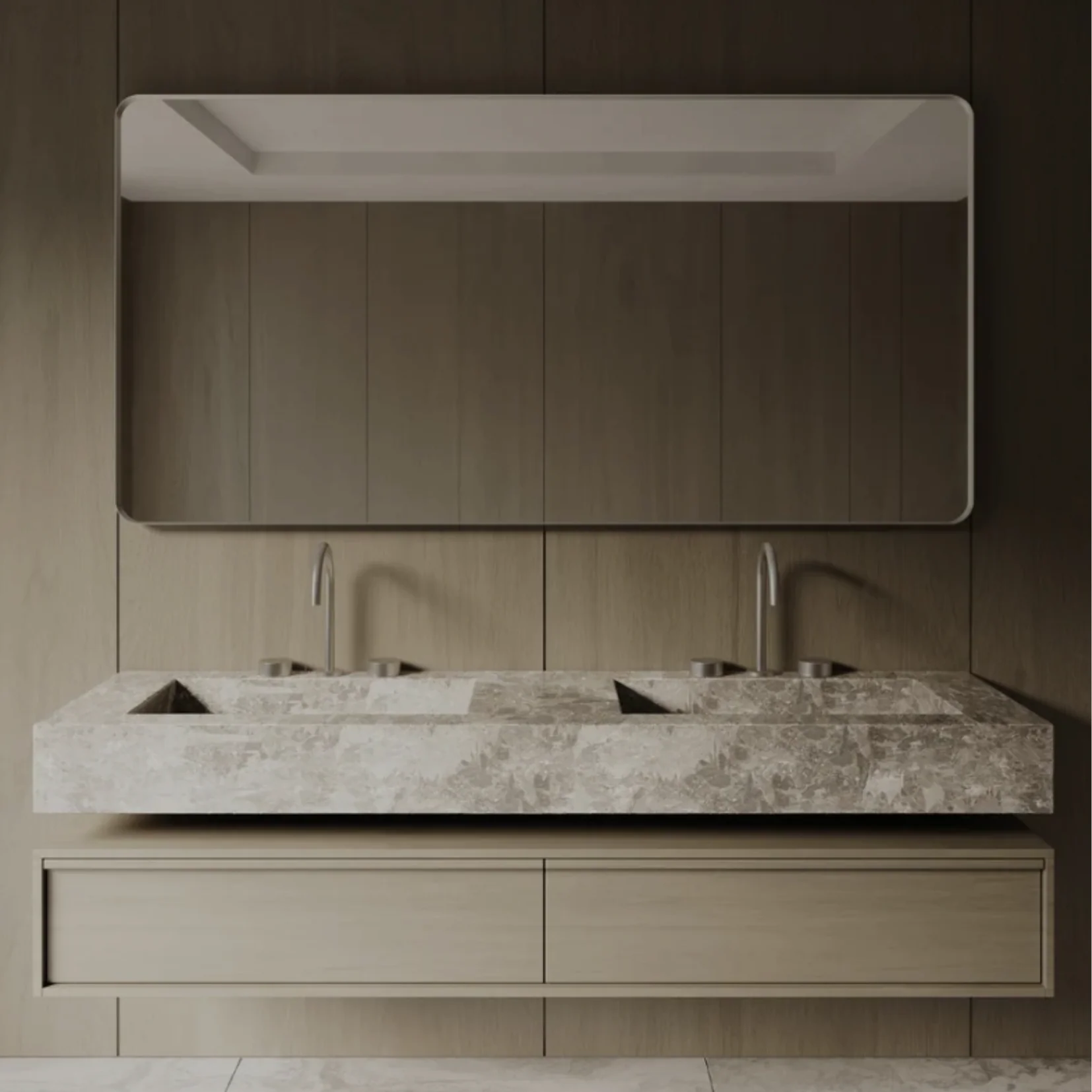 ELEMENTO BATH | 72" x 36" OVERSIZED METAL FRAME MIRROR | $485.00 - Image 3