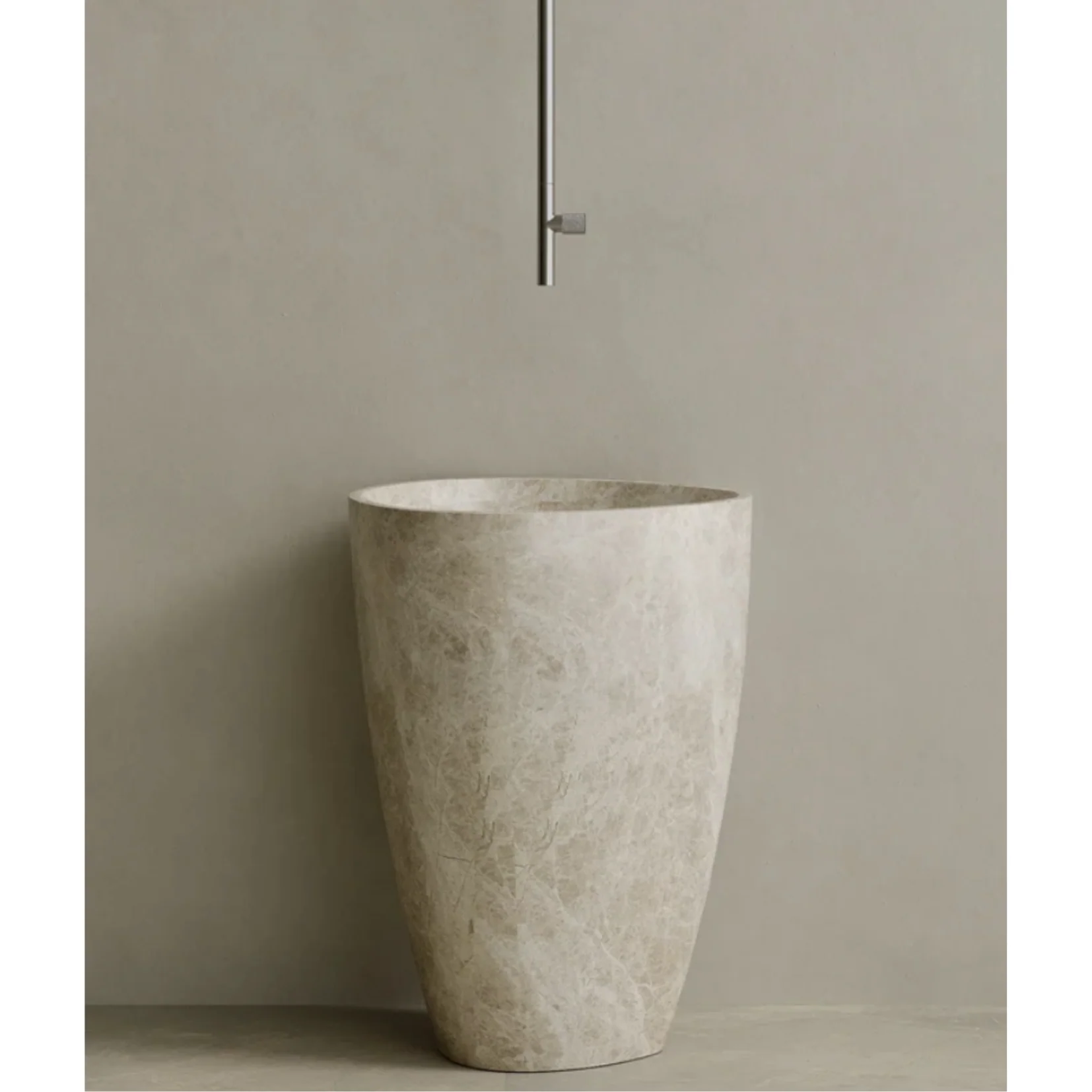ELEMENTO BATH | FLUVIO STONE PEDESTAL SINK | $6,394.30 - $11,990.00 - Image 3