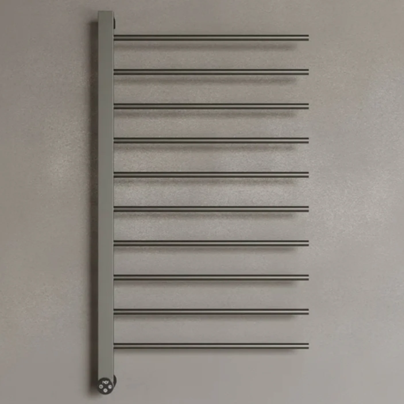 ELEMENTO BATH | WALL-MOUNTED 10 ROD HEATED TOWEL RACK WITH DIGITAL DISPLAY | $696.47 - $787.59 - Image 2