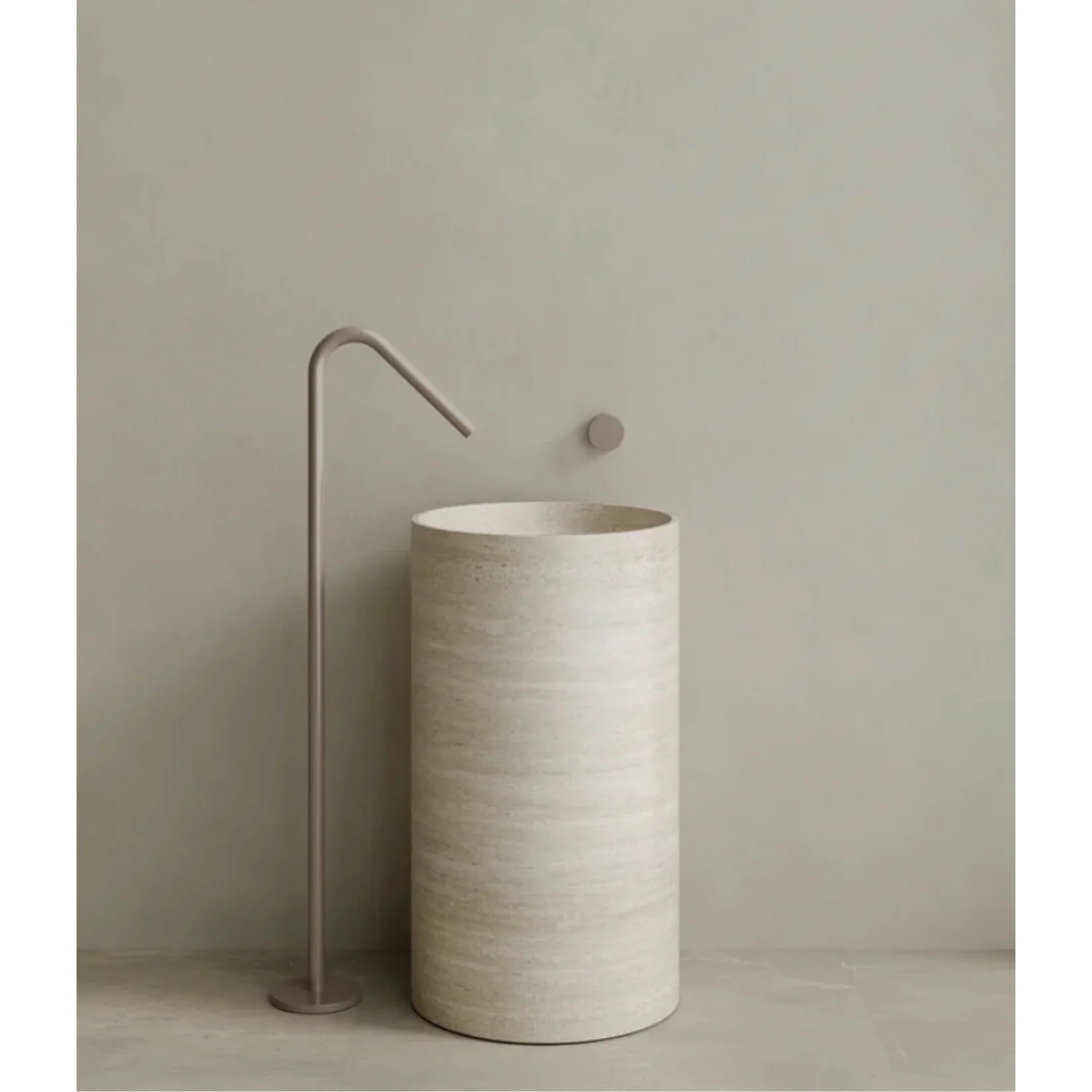 ELEMENTO BATH | ORBITA STONE PEDESTAL SINK | $5,349.30 -  $10,945.00 - Image 2