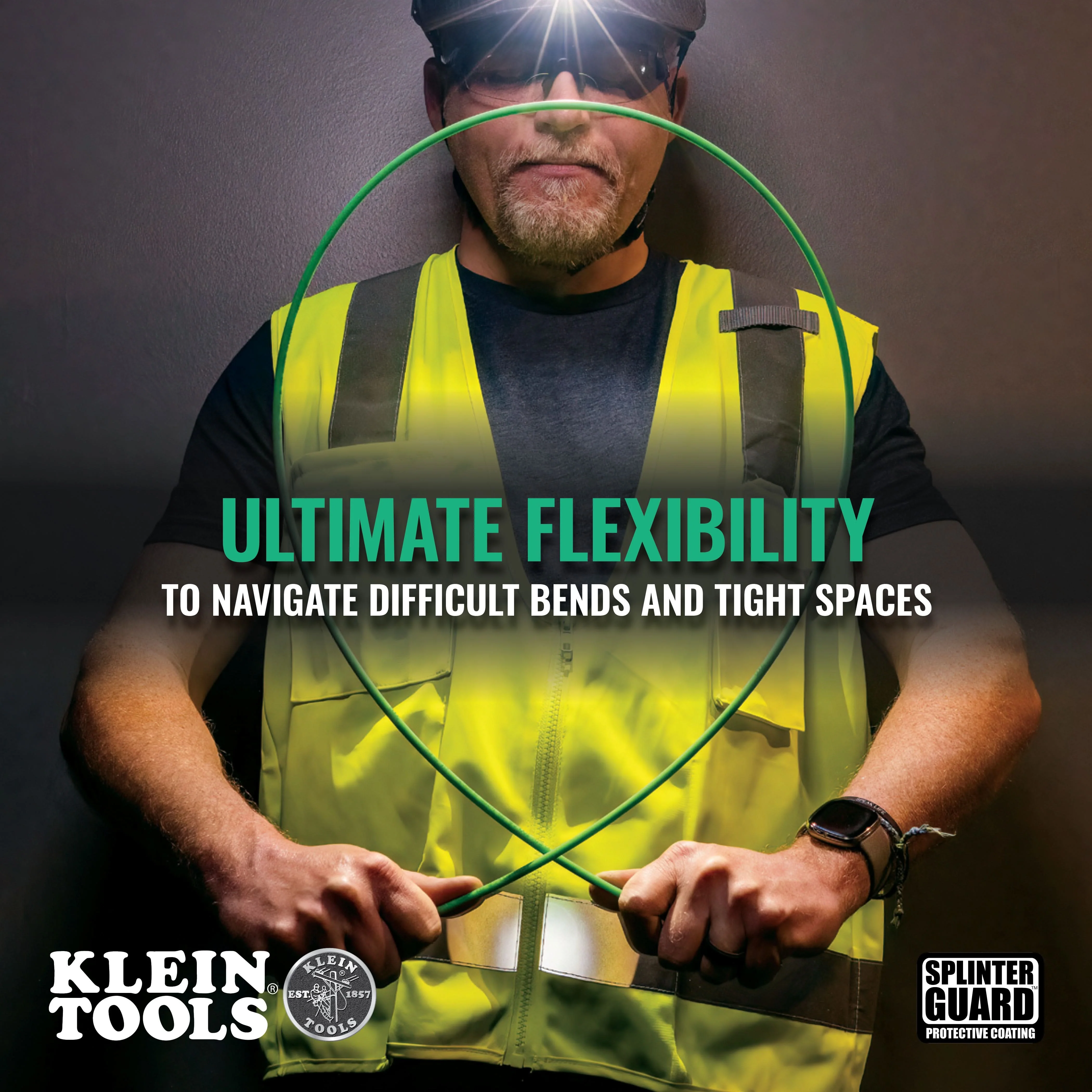 Klein Tools 50051 Hi-Flex Glow Fish Rod, 5-Foot - Image 3