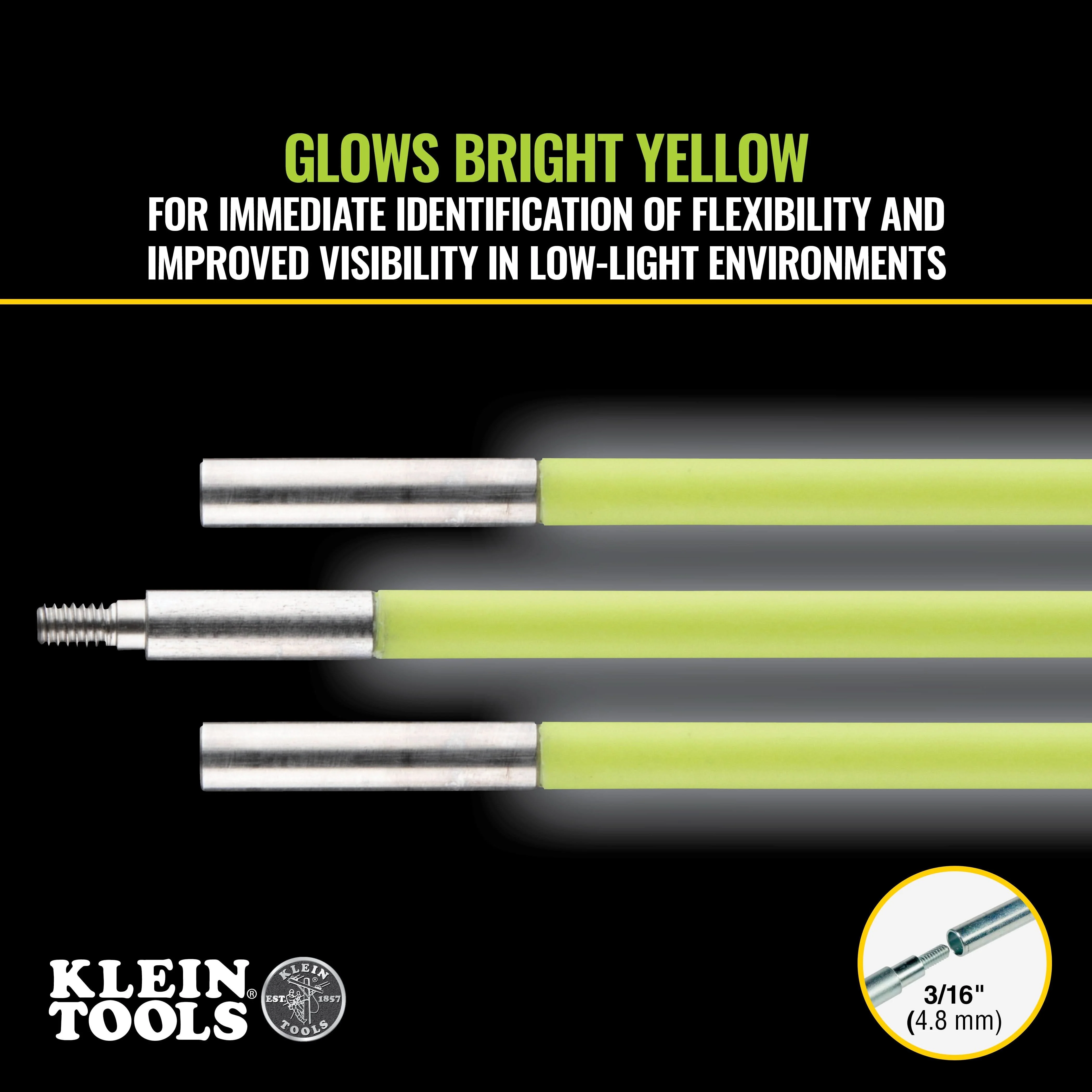 Klein Tools 50152 Mid Flex Glow Rod, 15-Foot - Image 3