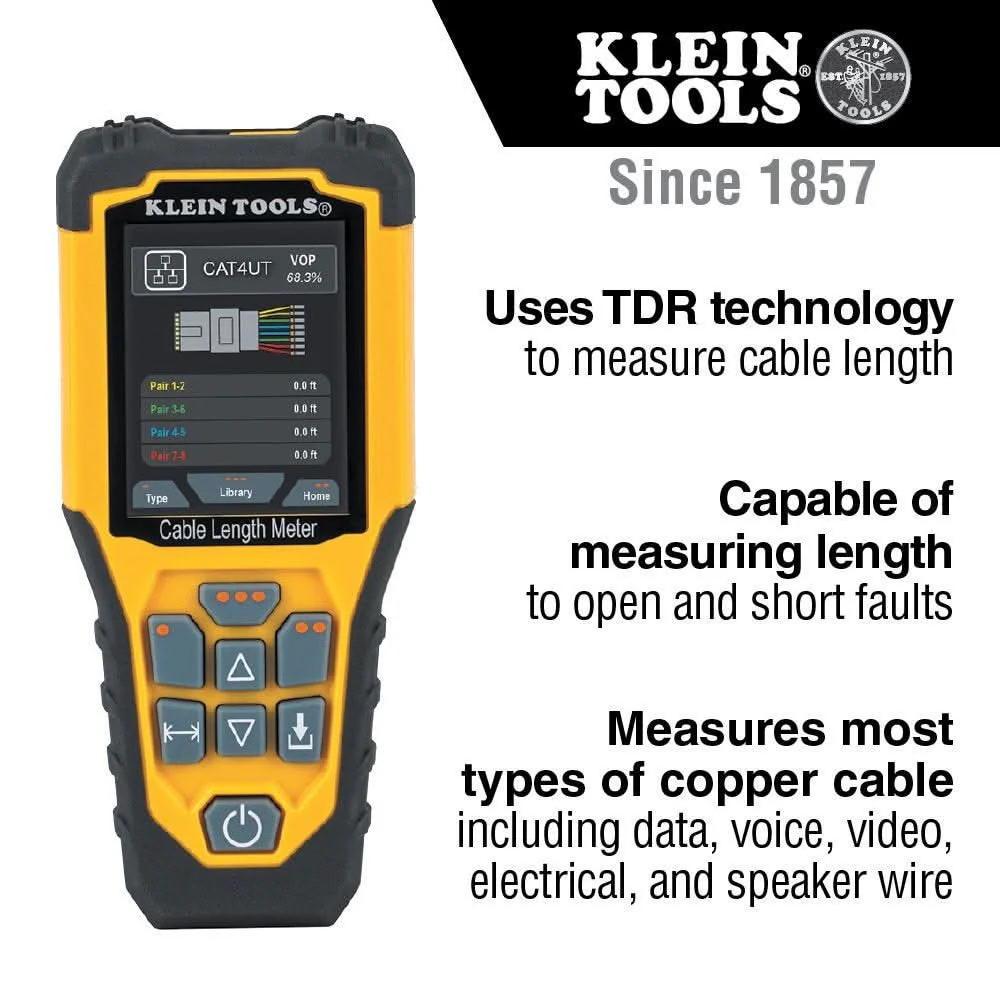 Klein Tools 501915 TDR Cable Length Meter - Image 2