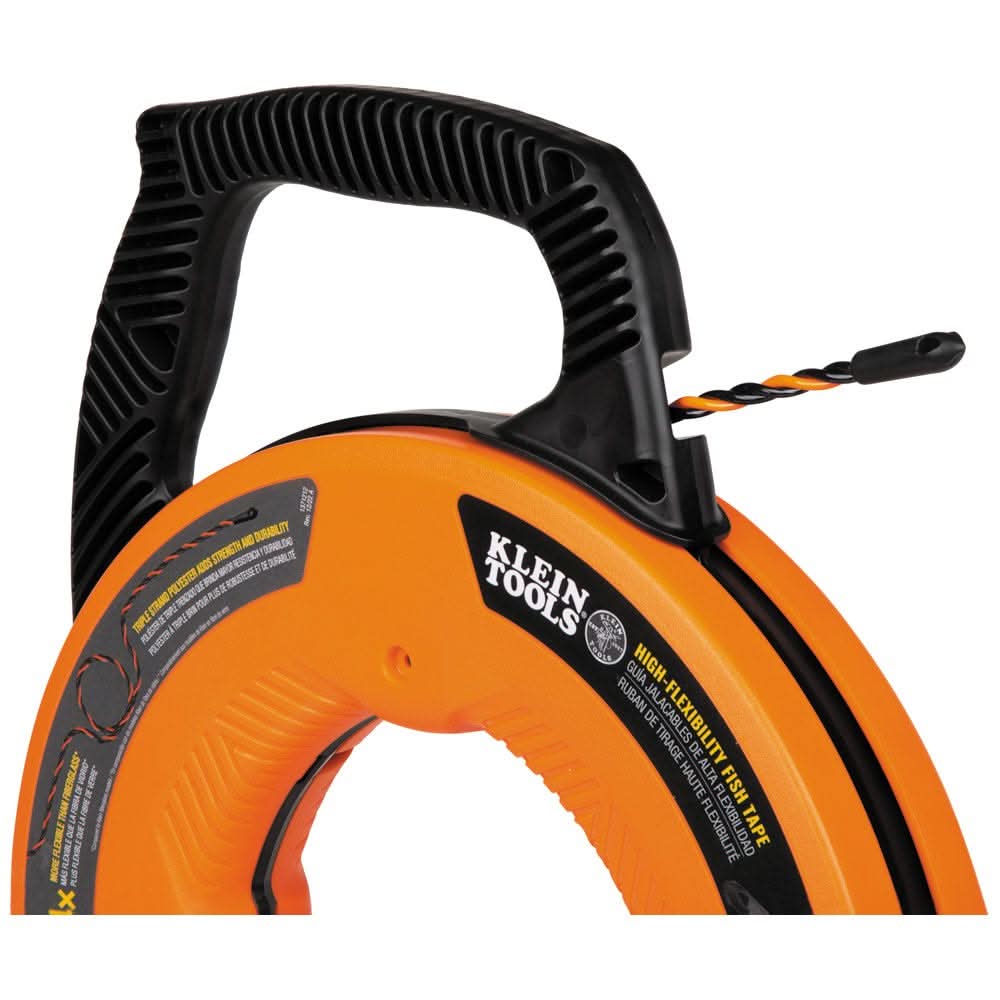 Klein Tools 50375 High Flex Polyester Fish Tape, 75 ft. - Image 3