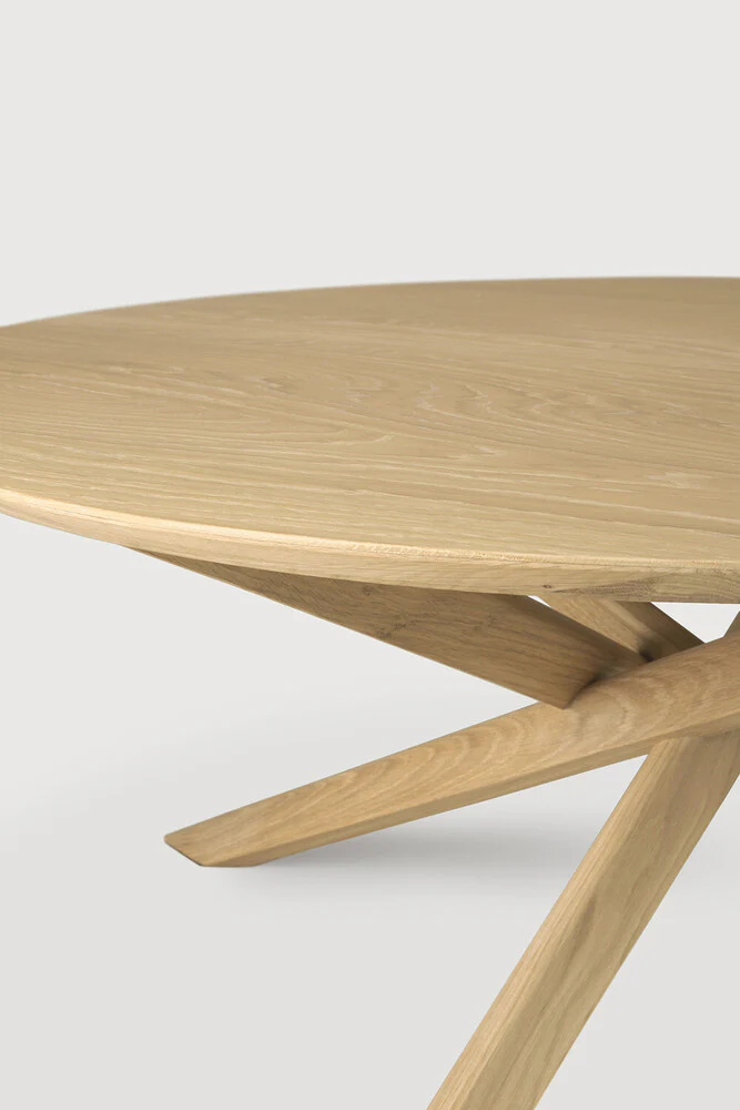 ETHNICRAFT MIKADO ROUND COFFEE TABLE - OAK | $1,559.00 - Image 3