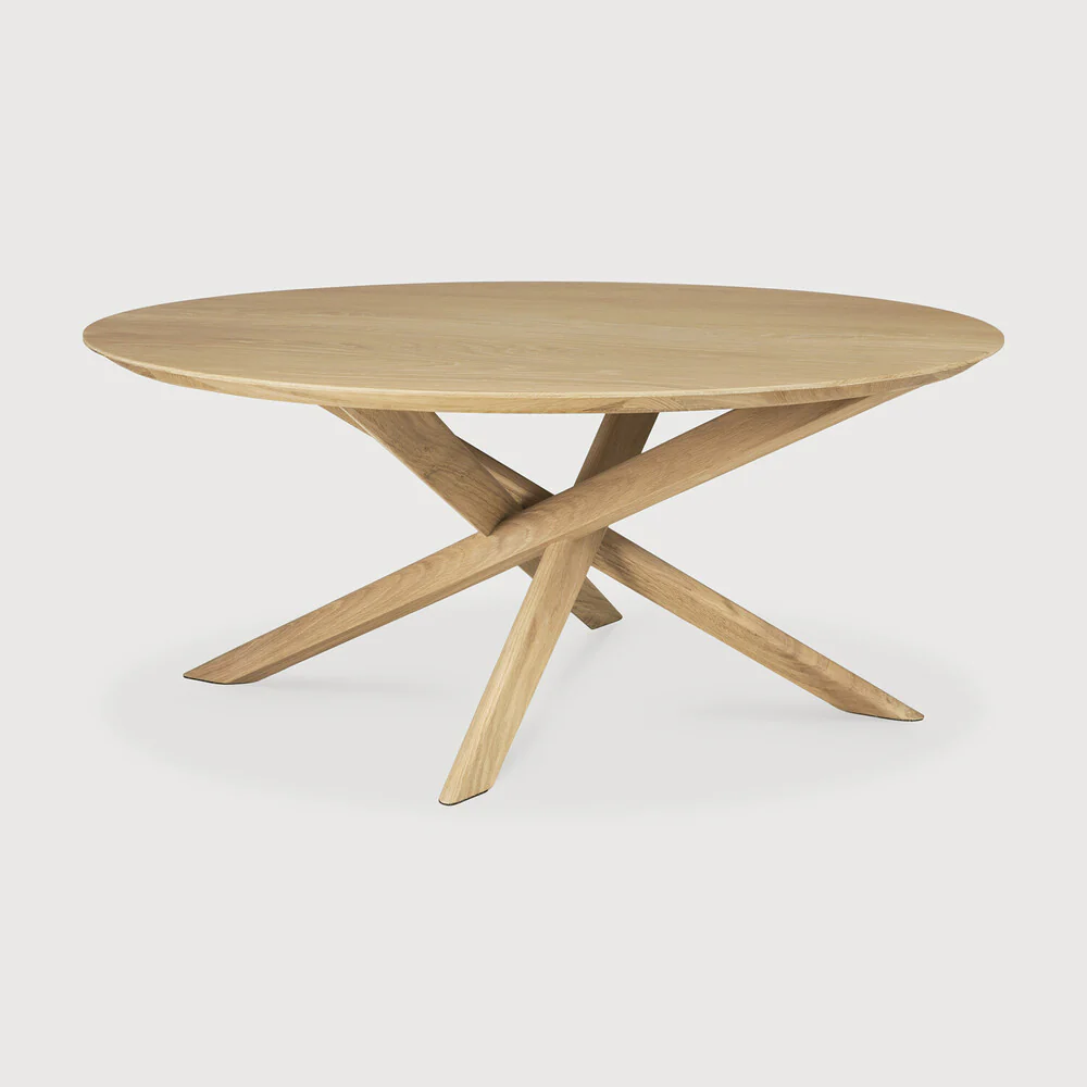 ETHNICRAFT MIKADO ROUND COFFEE TABLE - OAK | $1,559.00 - Image 2