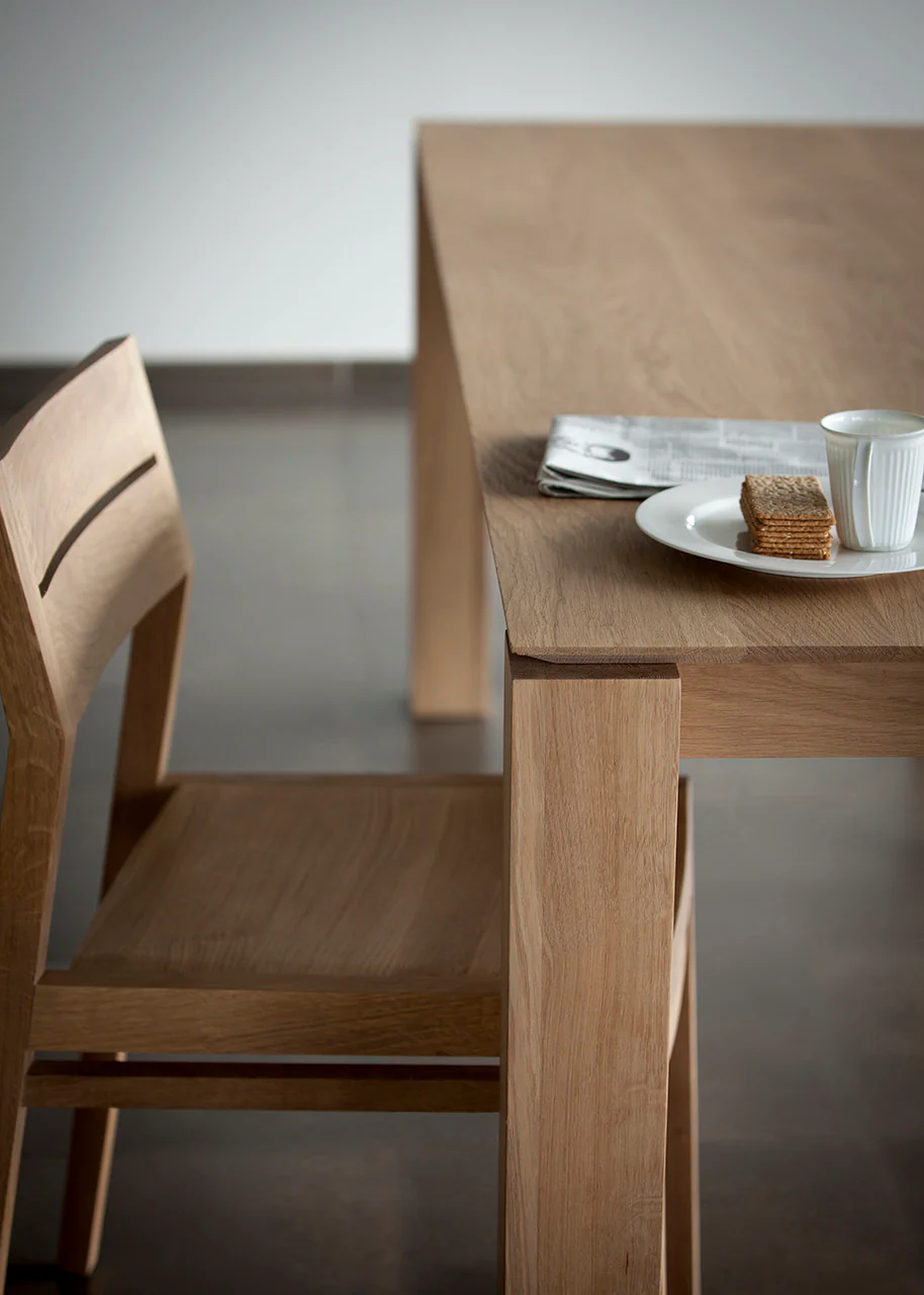 ETHNICRAFT SLICE DINING TABLE - OAK | $3,209.00 - Image 2