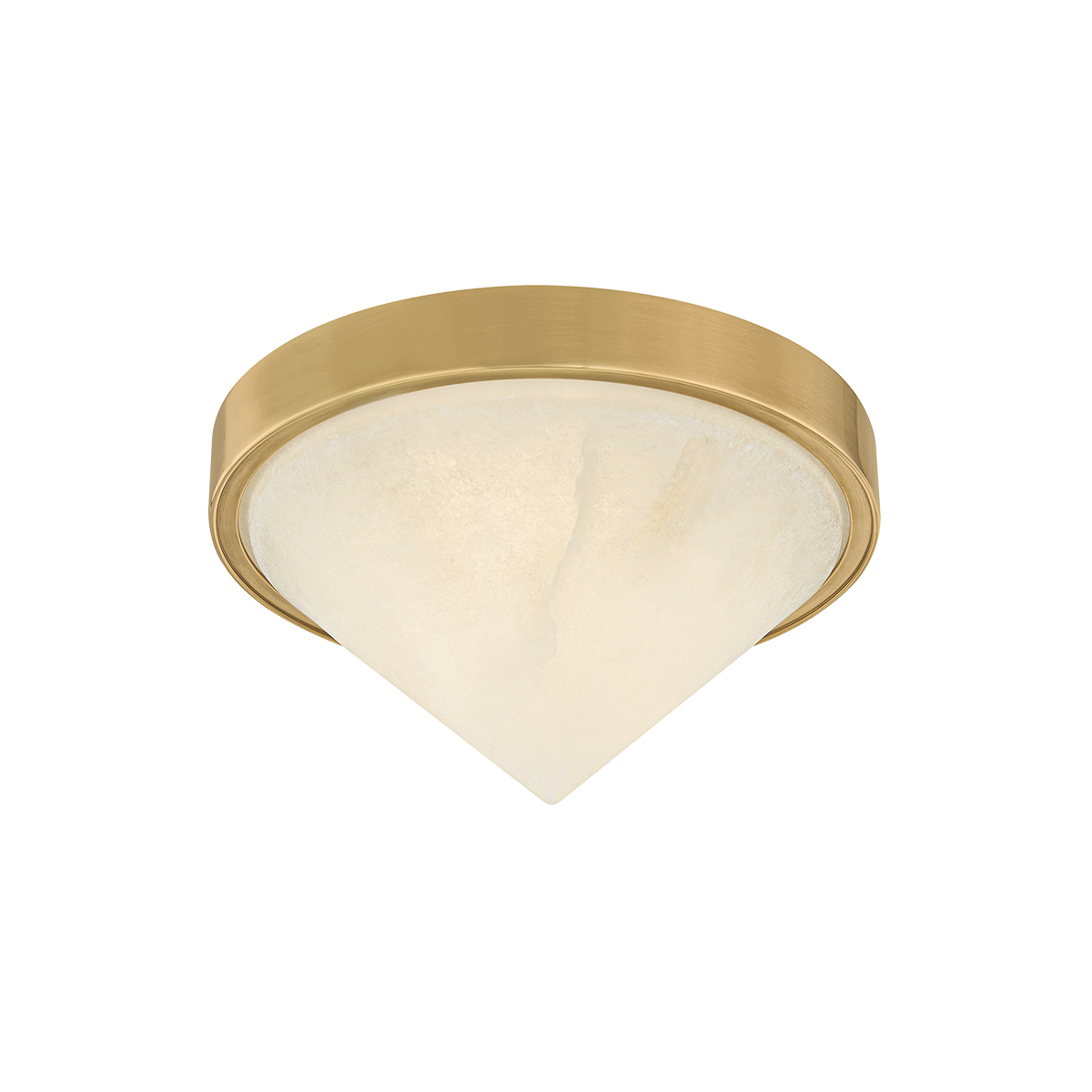 HUDSON VALLEY LIGHTING | COLMAR FLUSHMOUNT - VINTAGE BRASS | $480.00 - Image 1