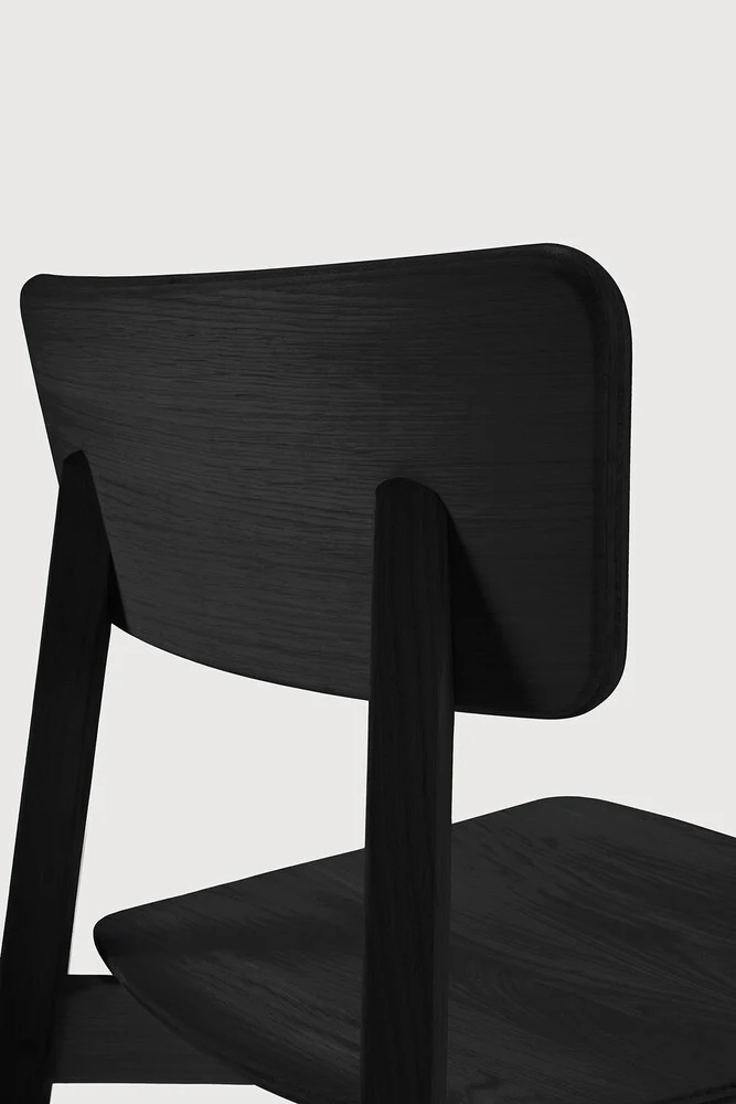 ETHNICRAFT CASALE DINING CHAIR - OAK BLACK | $669.00 - Image 3