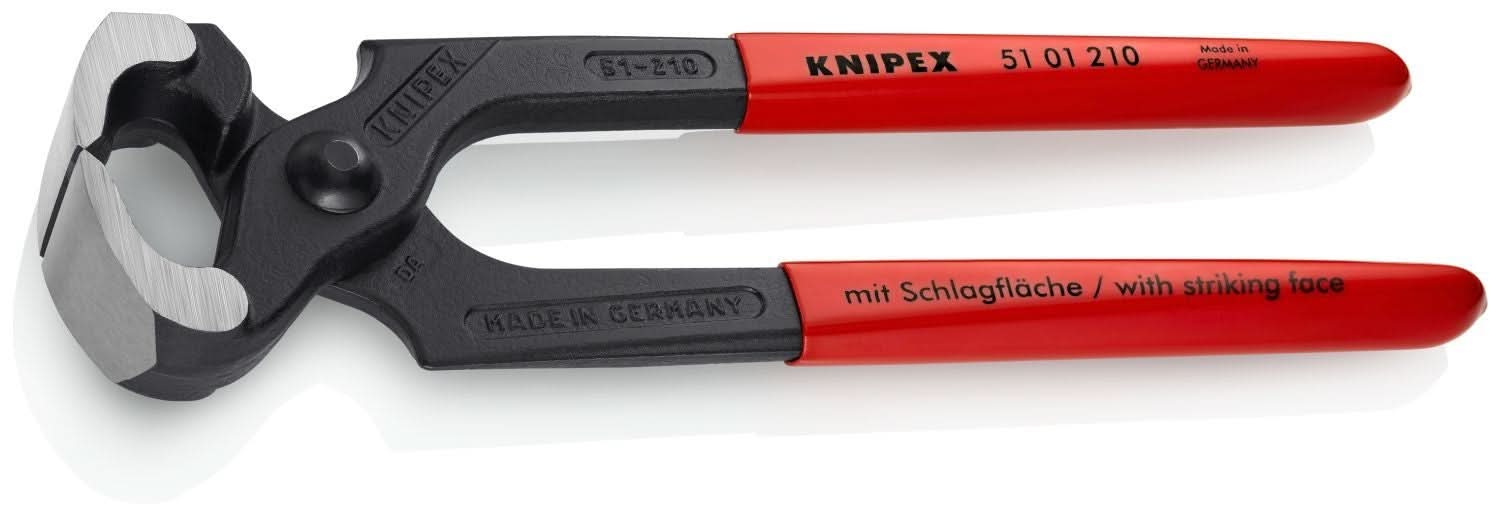 Knipex 51 01 210 Carpenters' End Cutting Pliers-Hammer Head Style - Image 2
