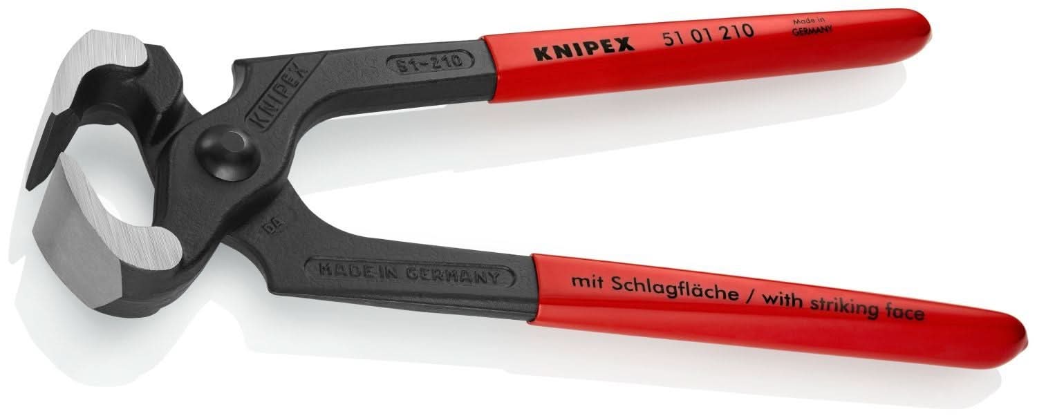 Knipex 51 01 210 Carpenters' End Cutting Pliers-Hammer Head Style - Image 3