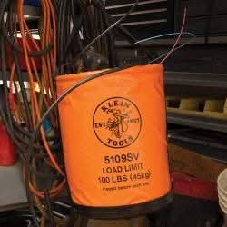 Klein Tools 5109SV Utility Bucket, Vinyl Tool Bucket with Swivel Snap, 12-Inch - Image 3