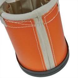 Klein Tools 5144BHHB Hard-Body Bucket, 14-Pocket Oval Bucket, Orange/White - Image 3
