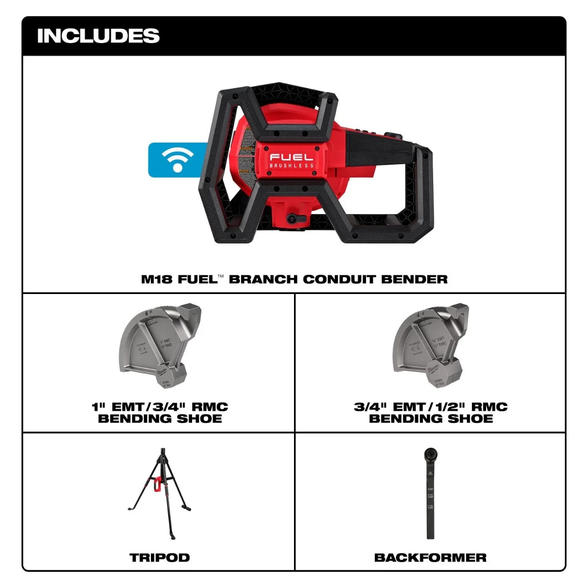 Milwaukee 5150-20 M18 FUEL Branch Conduit Bender w/ Auto-Zero, Tool Only - Image 2
