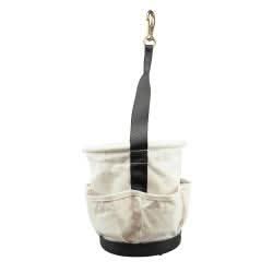 Klein Tools 5171PS Heavy-Duty Tapered Wall Bucket 4 Pockets - Image 3