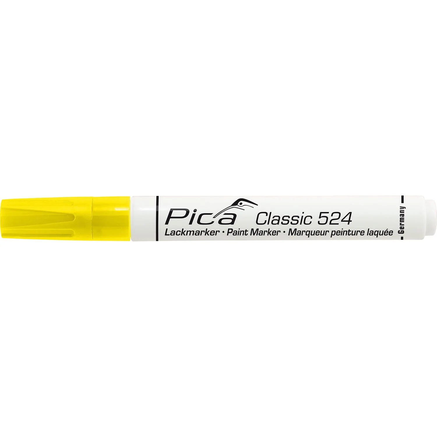 Pica 524/44 Yellow Paint Marker, 1-Pack - Image 1