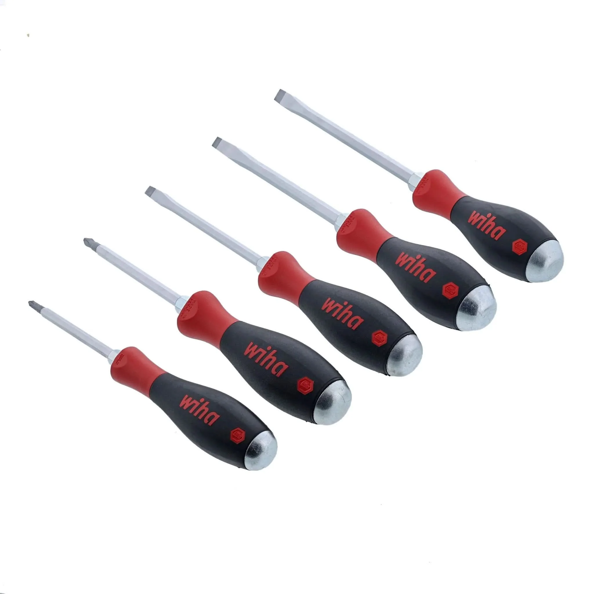 Wiha 53095 5-Piece SoftFinish X Heavy-Duty Screwdriver Set - Image 3