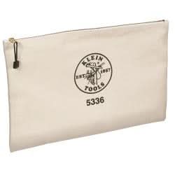 Klein Tools 5336 Zipper Bag, Contractor’s Portfolio, Canvas
