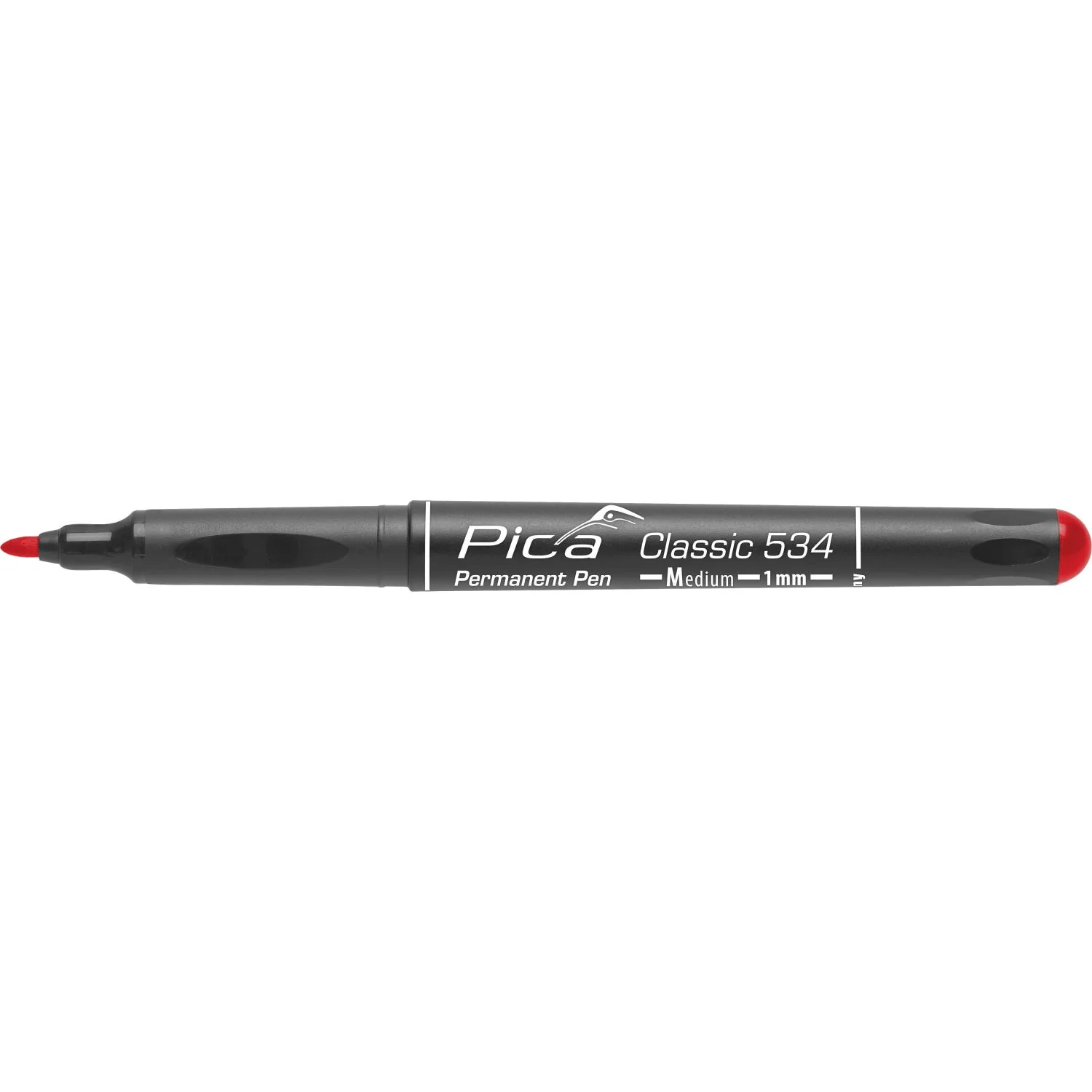 Pica 534/40 Red Permanent Pen, 1-Pack - Image 2