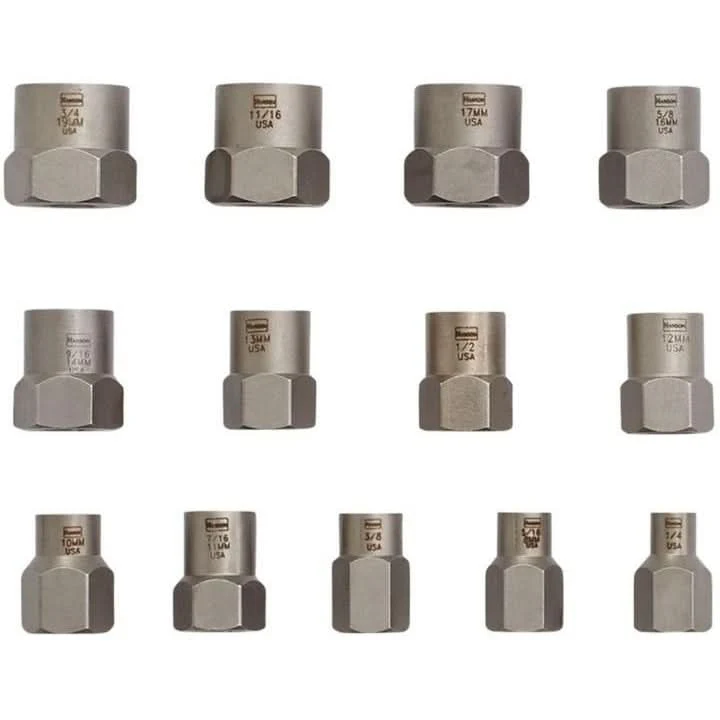 Irwin 54113 HANSON Professional's Industrial Bolt Extractor 13 Piece Set - Image 1