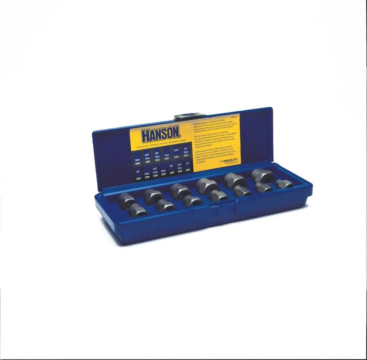 Irwin 54113 HANSON Professional's Industrial Bolt Extractor 13 Piece Set - Image 3