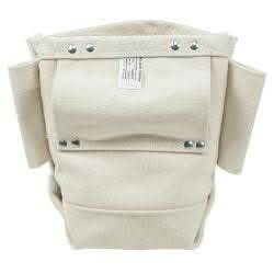 Klein Tools 5416TSR Tool Bag, Bolt Bag with Drain Holes, No. 4 Canvas, 5 x 9 x 10-Inch - Image 2