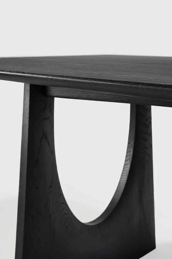 ETHNICRAFT GEOMETRIC DINING TABLE - OAK BLACK | $6,089.00 - Image 3