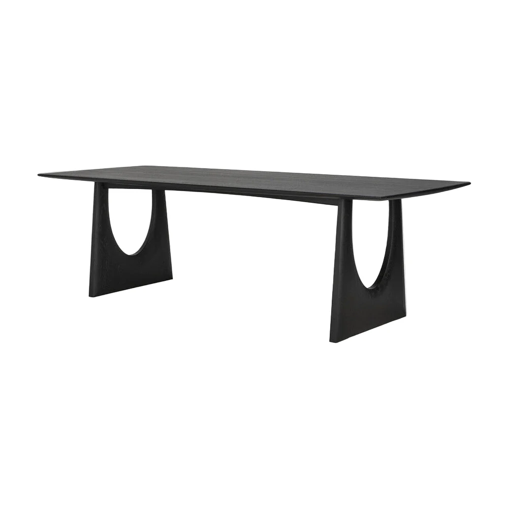 ETHNICRAFT GEOMETRIC DINING TABLE – OAK BLACK | ,089.00