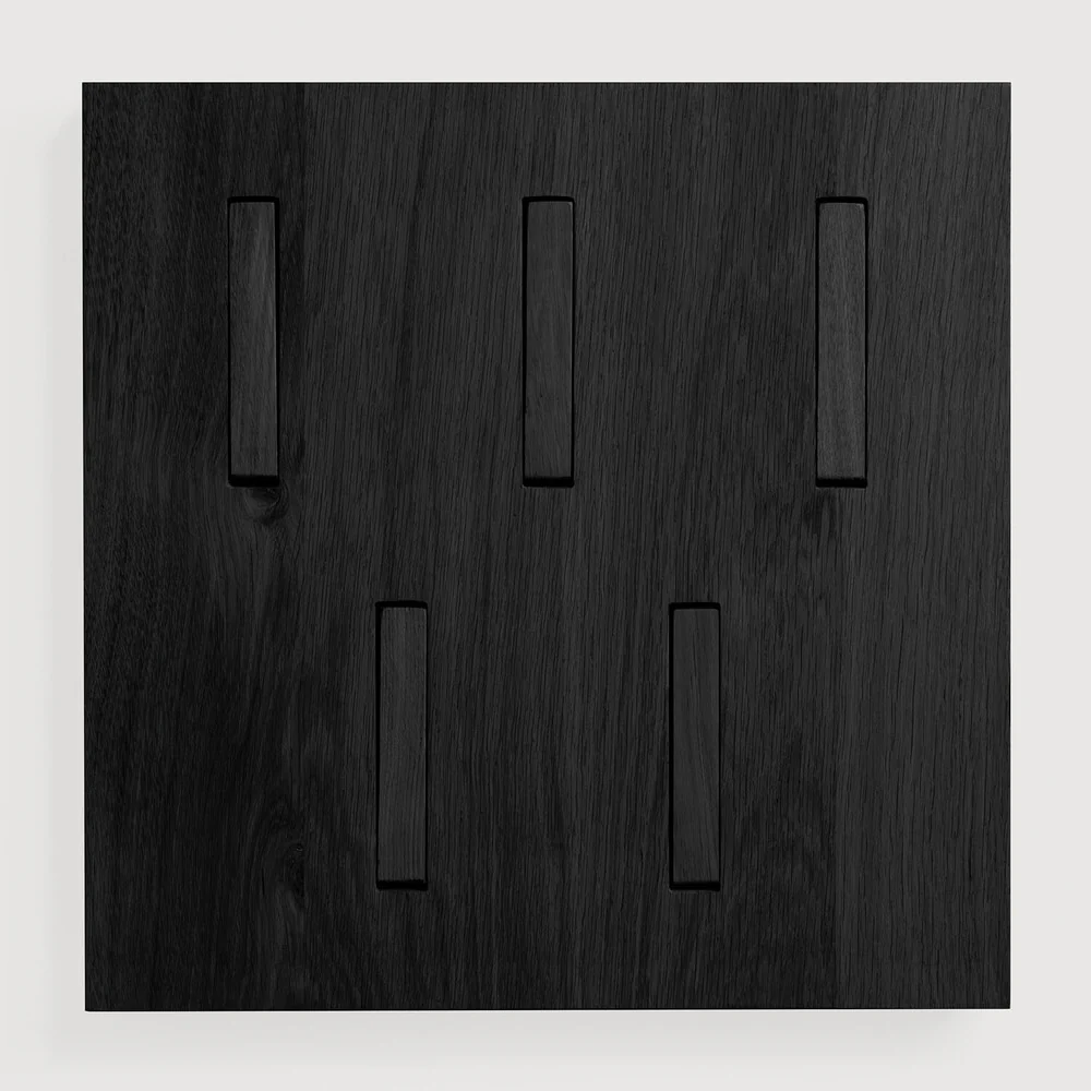 ETHNICRAFT UTILITILE WALL HANGER - OAK BLACK | $309.00 - $409.00 - Image 3