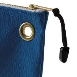 Klein Tools 5539LBLU Zipper Bag, Large Canvas Tool Pouch, 18-Inch, Blue - Image 2
